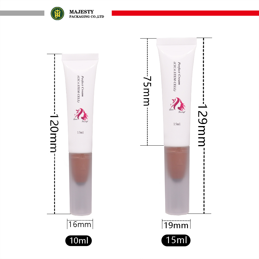 Embalaje de tubo de plástico cosmético personalizado