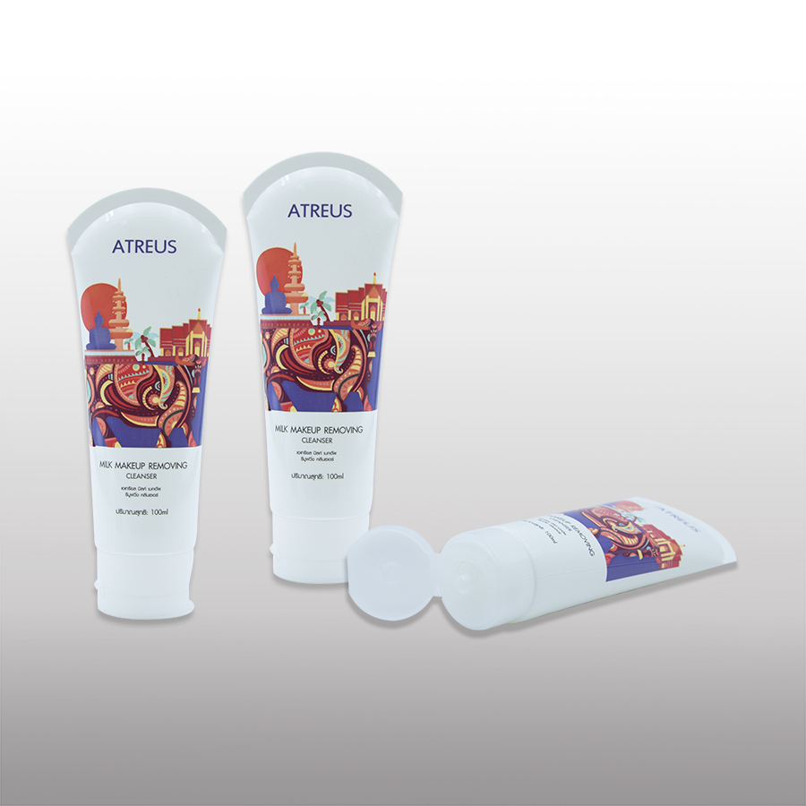 envases de cosméticos de tubos de aluminio