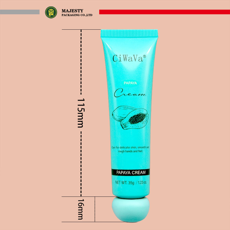 tubo suave cosmético