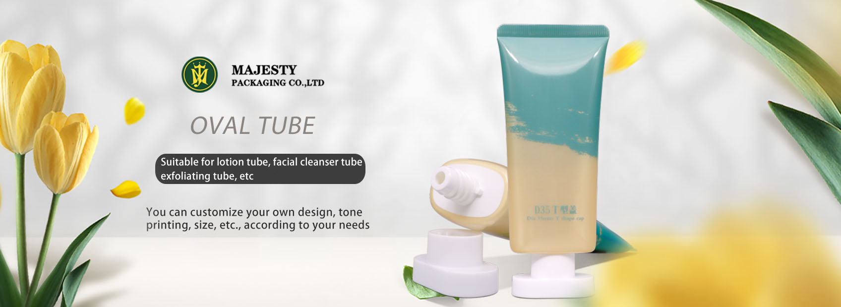 tubos cosméticos vacíos