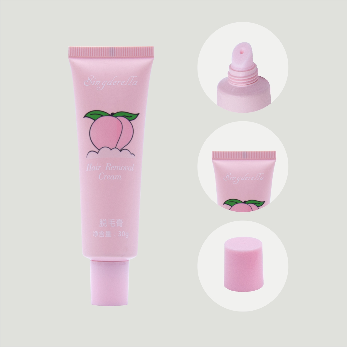 Leere Tuben für Lippenbalsam