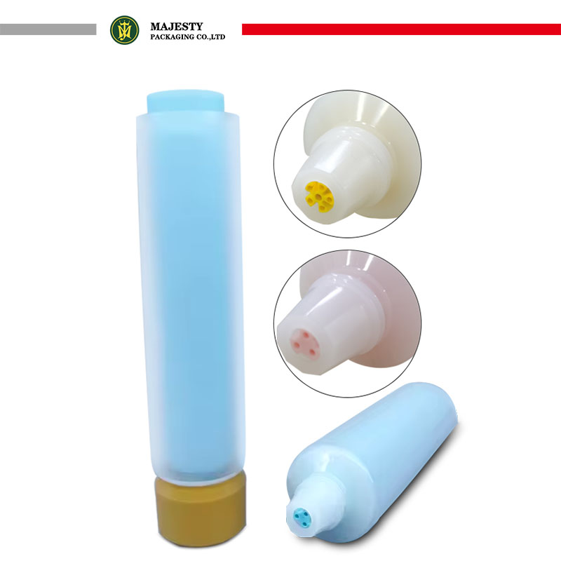 maqueta de tubo para el cuidado de la piel