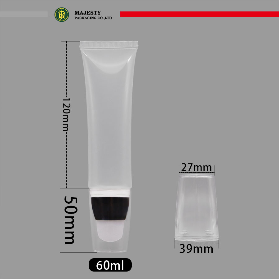 China-Kunststoffzylinder, durchsichtige Tubenverpackung