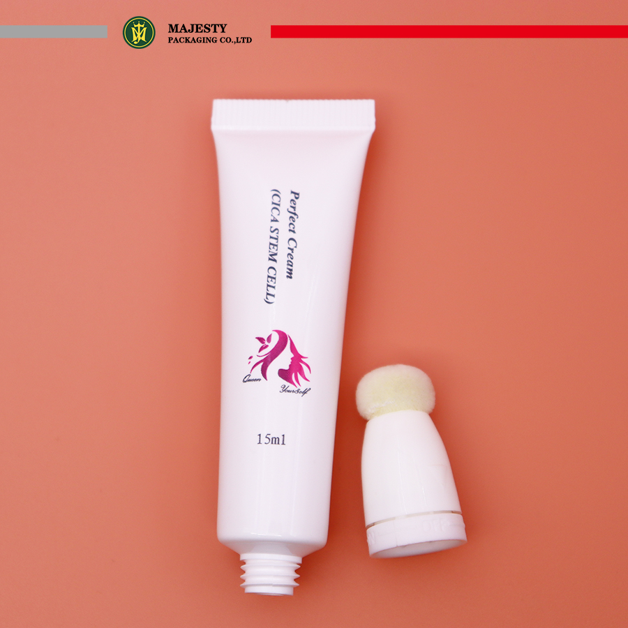 cosmético de tubo de doble cámara