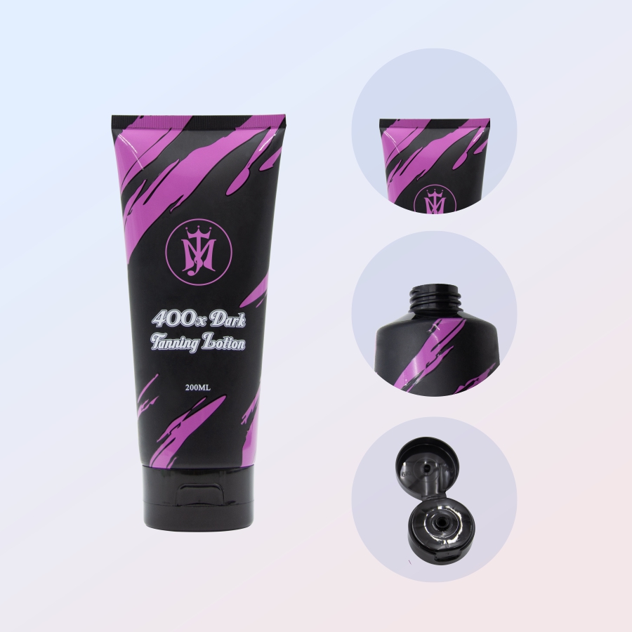 embalaje de tubo negro